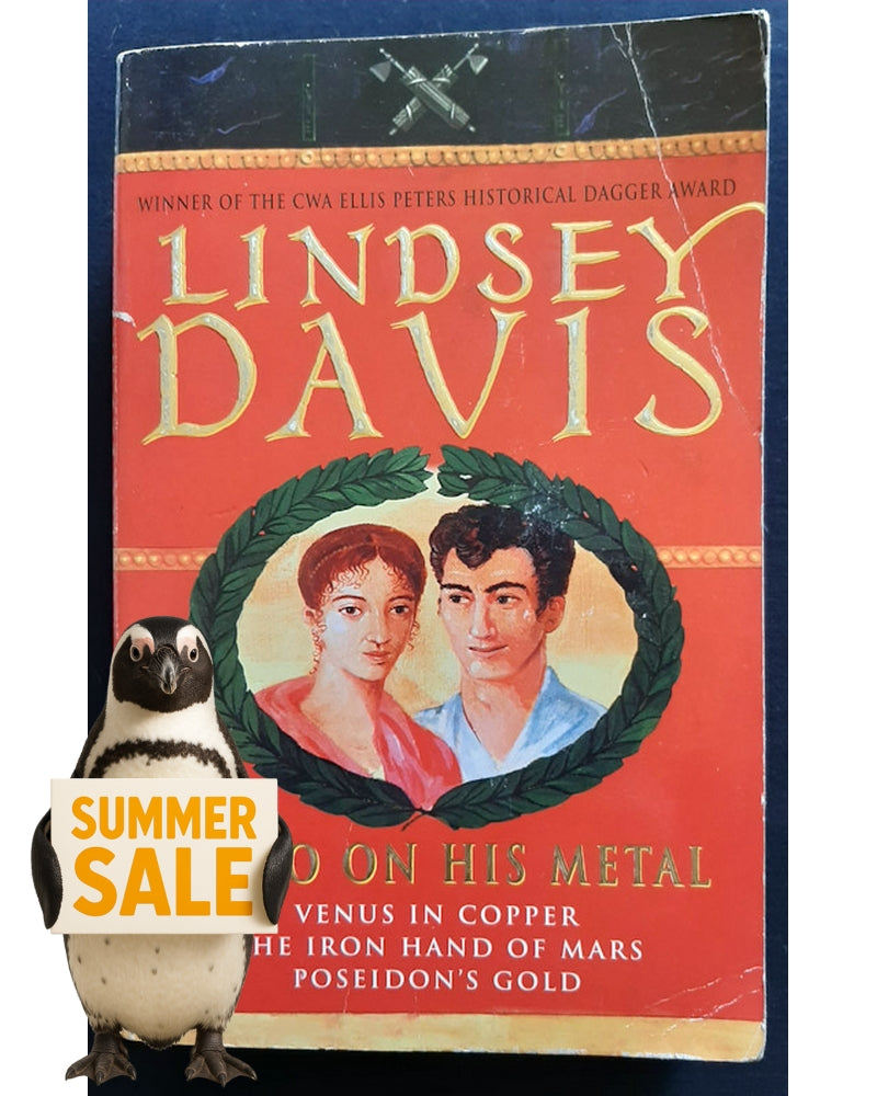 Front Cover Of Falco on His Metal: Venus in Copper / The Iron Hand of Mars / Poseidon's Gold (Marcus Didius Falco #3-5) (Lindsey Davies)