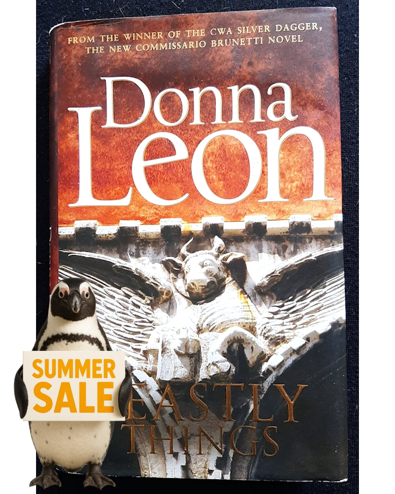 Front Cover Of Beastly Things (Commissario Brunetti #21) (Donna Hay)