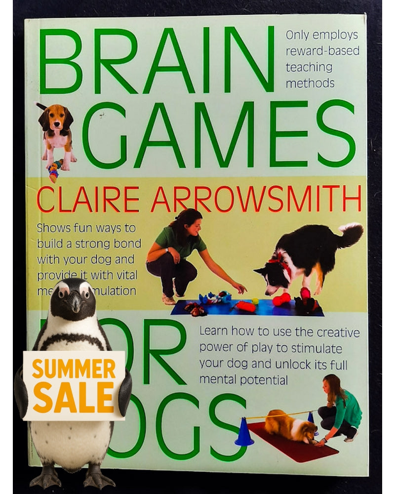 Front Cover Of Brain Games for Dogs (Claire Arrowsmith)