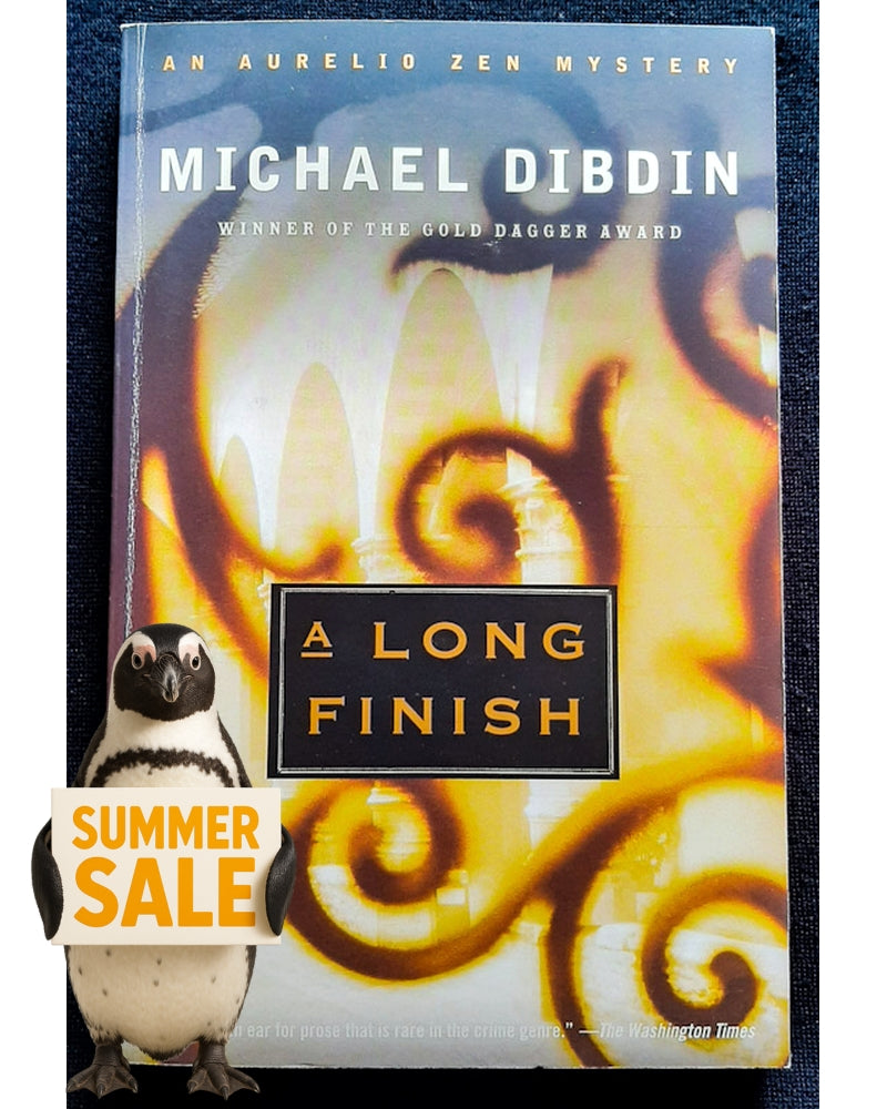 Front Cover Of A Long Finish (Aurelio Zen #6) (Michael Dibdin)