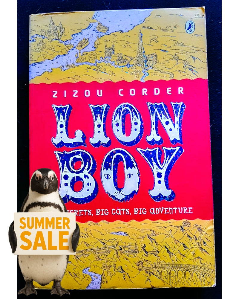 Front Cover Of Lion Boy (Lionboy Trilogy #1) (Zizou Corder)