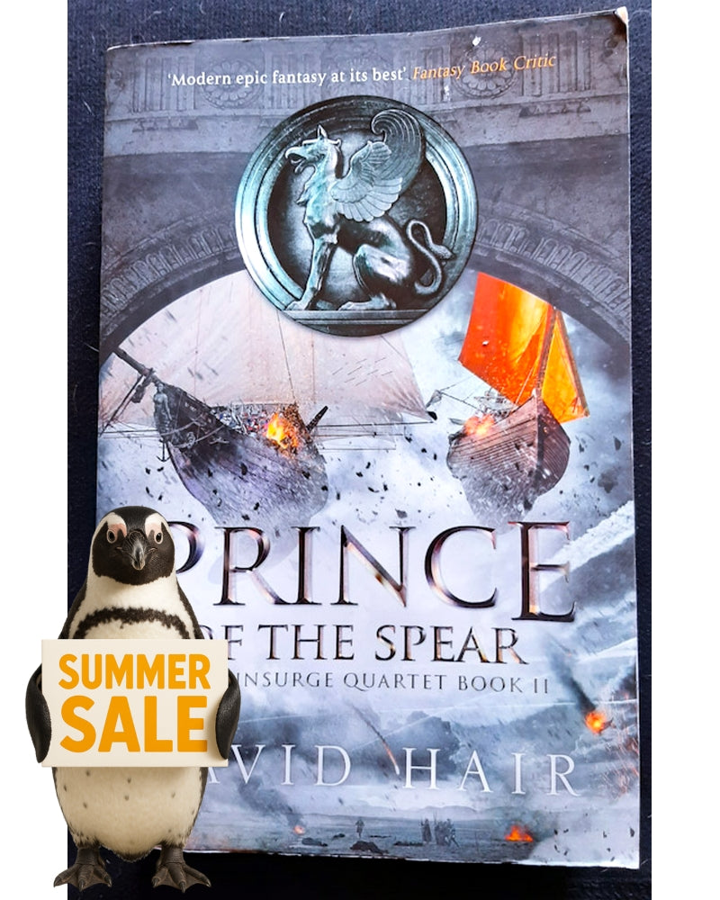 Front Cover Of Prince of the Spear (The Sunsurge Quartet #2) (David Hair)