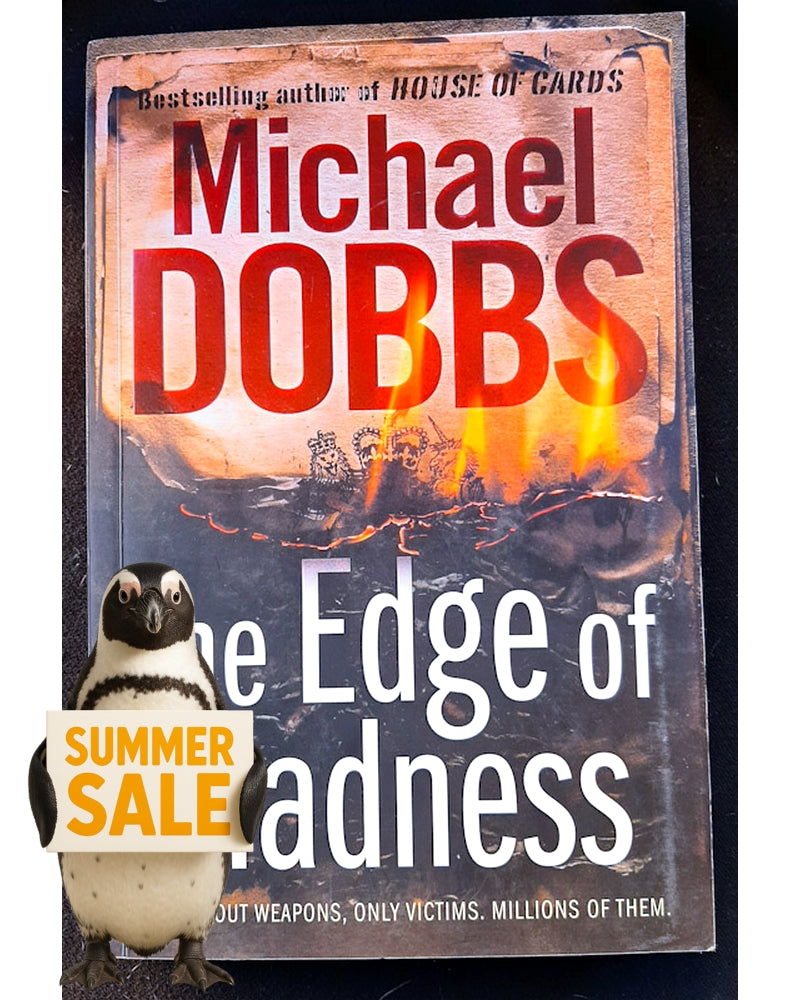 Front Cover Of The Edge Of Madness (Harry Jones #2) (MICHAEL DOBBS)