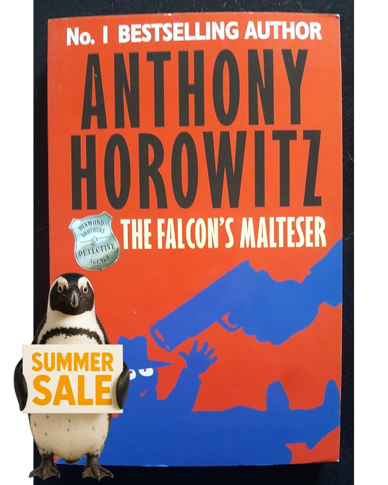 Front Cover Of The Falcon's Malteser (Diamond Brothers #1) (Anthony Horowitz)