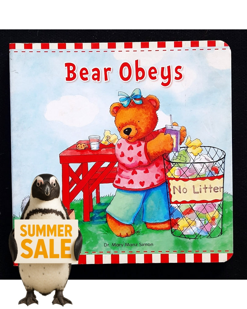 Front Cover Of Bear Obeys (Mary Manz Simon)