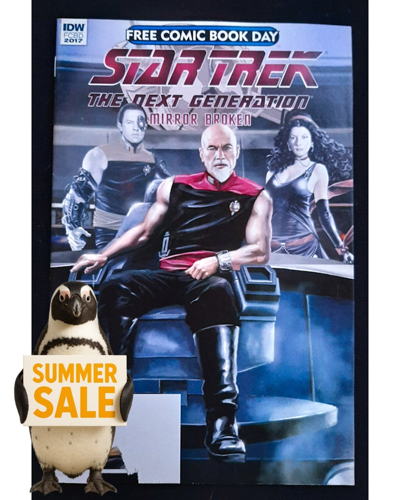 Front Cover Of Star Trek: The Next Generation: Mirror Broken - Free Comic Book Day 2017 (Large Paperback)