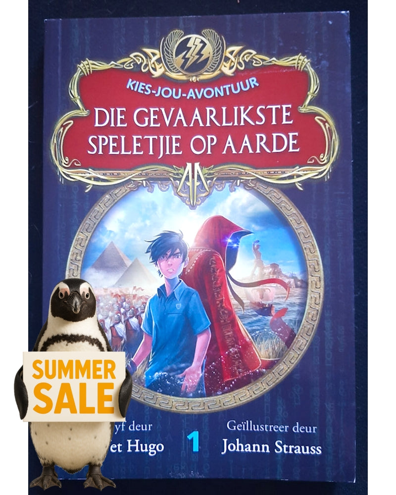 Front Cover Of Bestselling Book Kies-Jou-Avontuur 2: Die Gevaarlikste Boek Op Aarde (Hugo, De Wet)