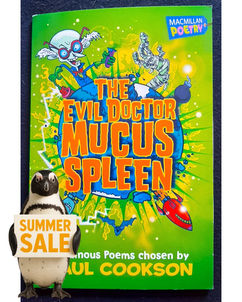 Front Cover Of The Evil Doctor Mucus Spleen (Paul Cookson)