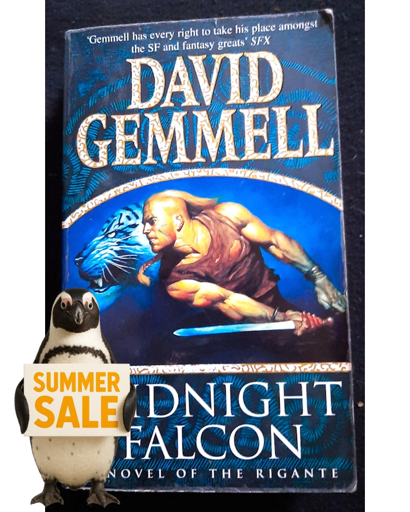 Front Cover Of Midnight Falcon (The Rigante #2) (David Gemmell)