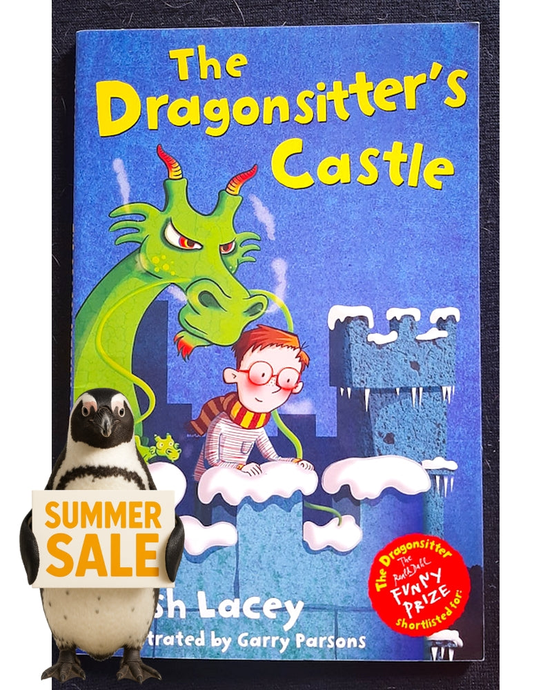 Front Cover Of The Dragonsitter's Castle (The Dragonsitter #3) (Josh Lacey)