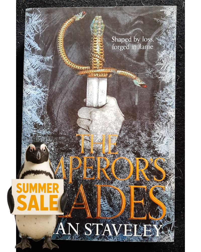 Front Cover Of The Emperor's Blades (Chronicle of the Unhewn Throne #1) (Brian Staveley)