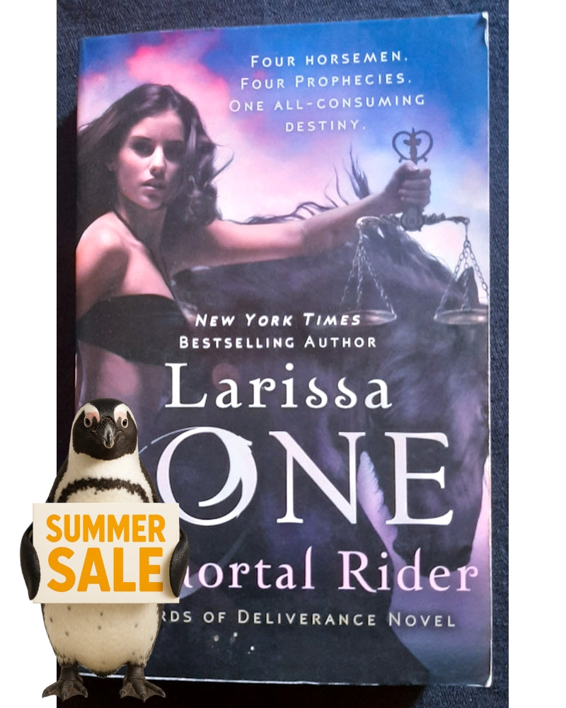 Front Cover Of Immortal Rider (Lords of Deliverance #2) (Larissa Ione)
