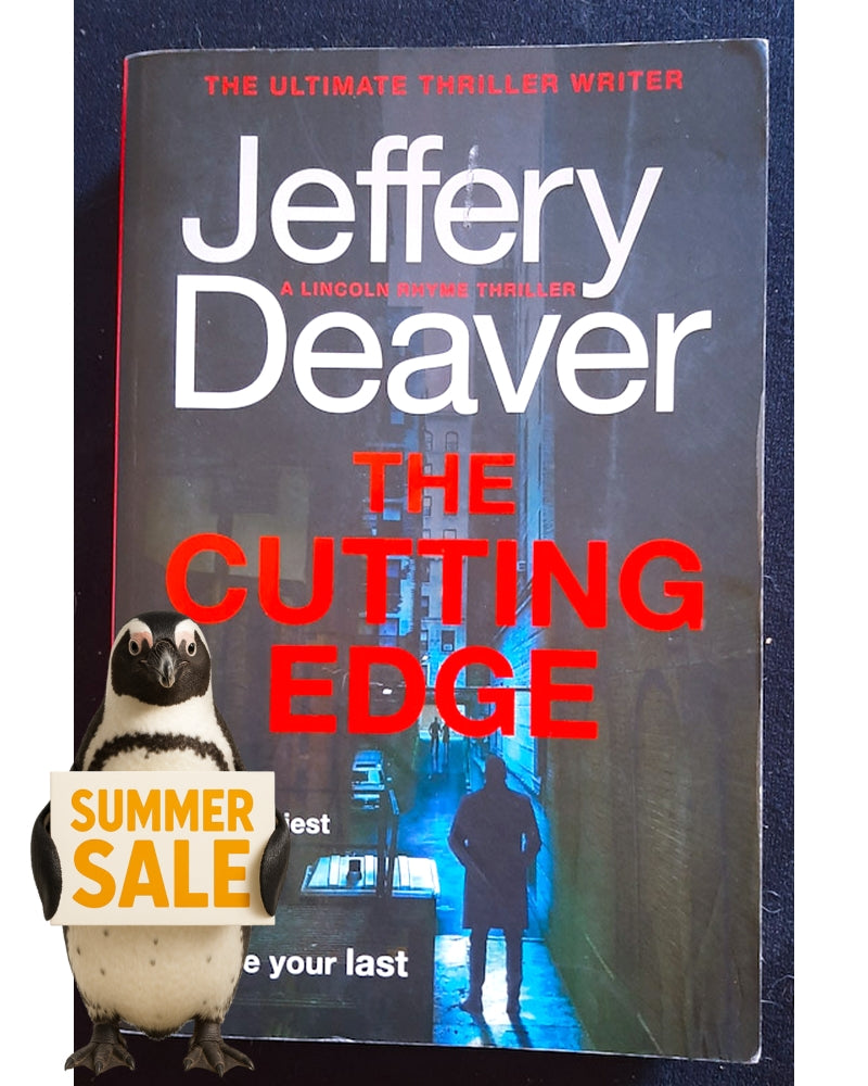 Front Cover Of The Cutting Edge (Lincoln Rhyme #14) (Jeffery Deaver)