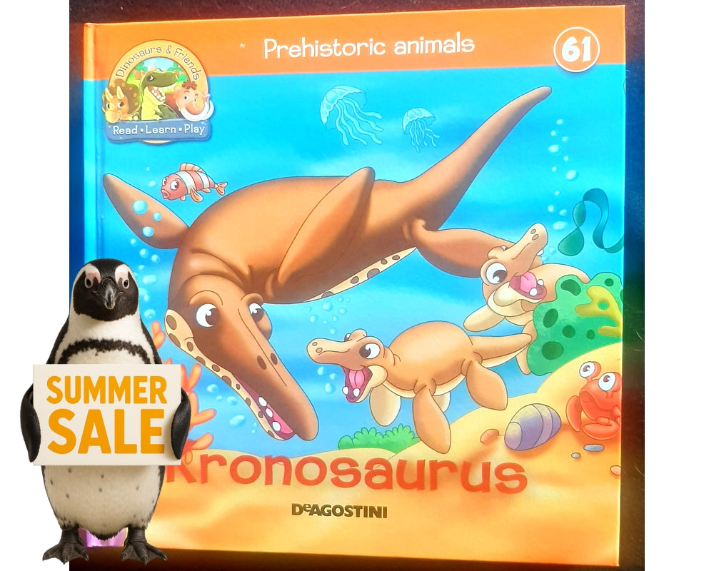 Front Cover Of Prehistoric Animals: Kronosuarus (DeAgostini)