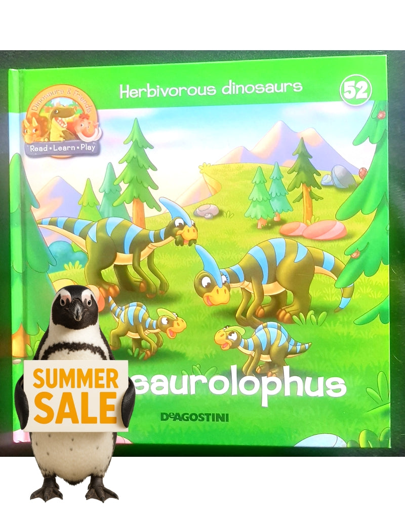 Front Cover Of Herbivorous Dinosaurs: Parasaurolophus (DeAgostini)