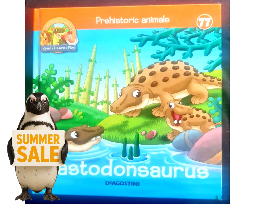 Front Cover Of Prehistoric Animals: Mastodonsaurus (DeAgostini)