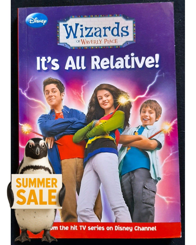 Front Cover Of It's All Relative! (Wizards of Waverly Place #1) (Disney)