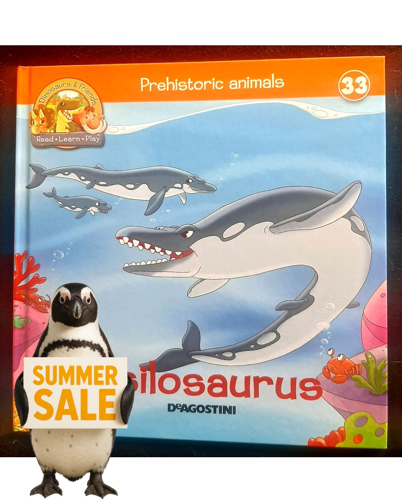 Front Cover Of Prehistoric Animals: Basilosaurus (DeAgostini)