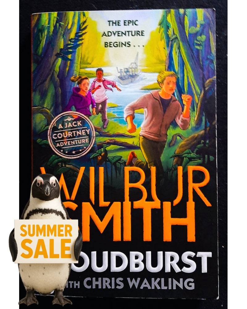 Front Cover Of Cloudburst (Jack Courtney Adventures #1) (Wilbur Smith)
