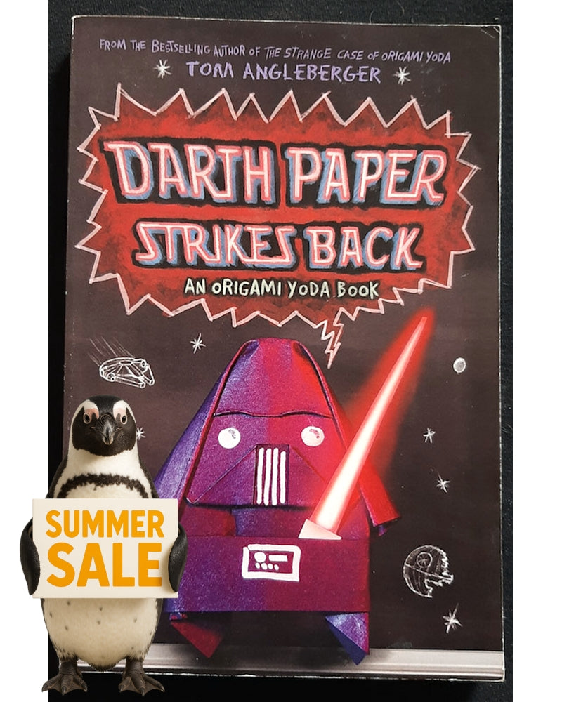 Front Cover Of Darth Paper Strikes Back (Origami Yoda #2) (Tom Angleberger)