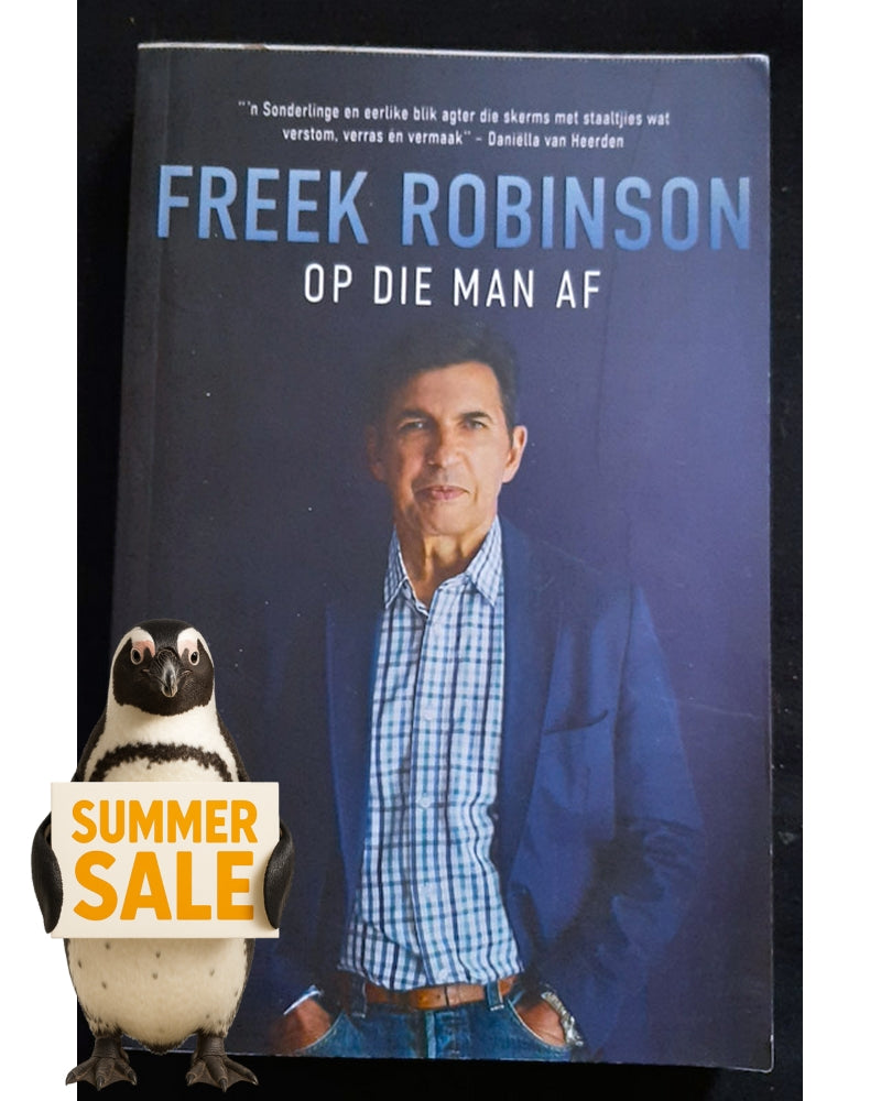 Front Cover Of Freek Robinson - Op die man af (Freek Robinson)