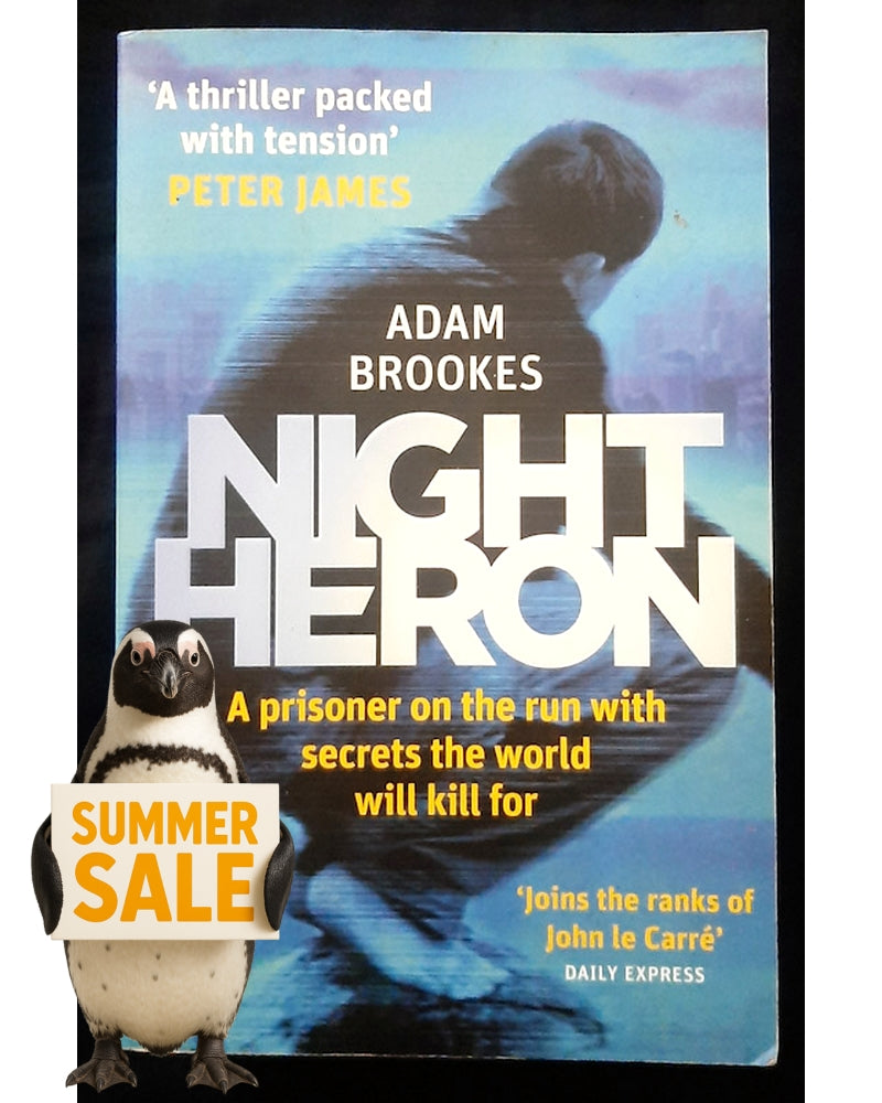 Front Cover Of Night Heron (Philip Mangan #1) (Adam Brookes)