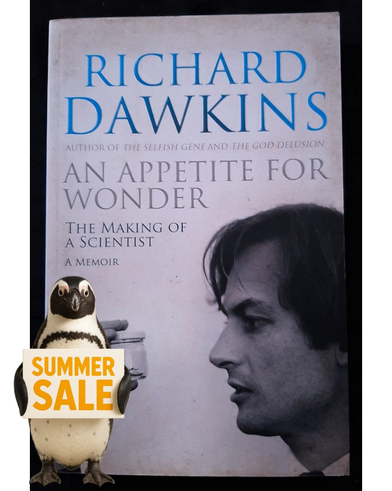 Front Cover Of An Appetite for Wonder: The Making of a Scientist (Richard Dawkins' Memoirs #1) (Richard Dawkins)