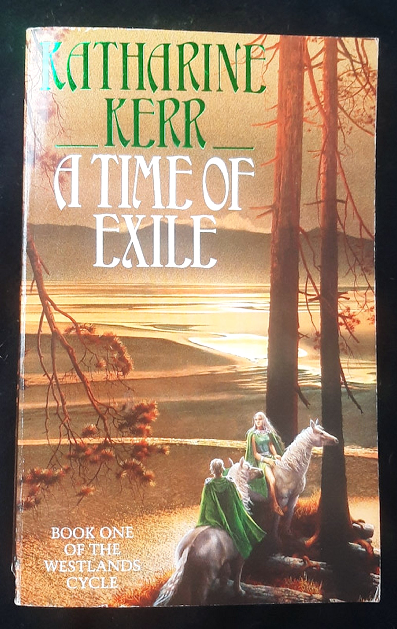 Front Cover Of A Time of Exile (Deverry Cycle #5) (Katharine Kerr)