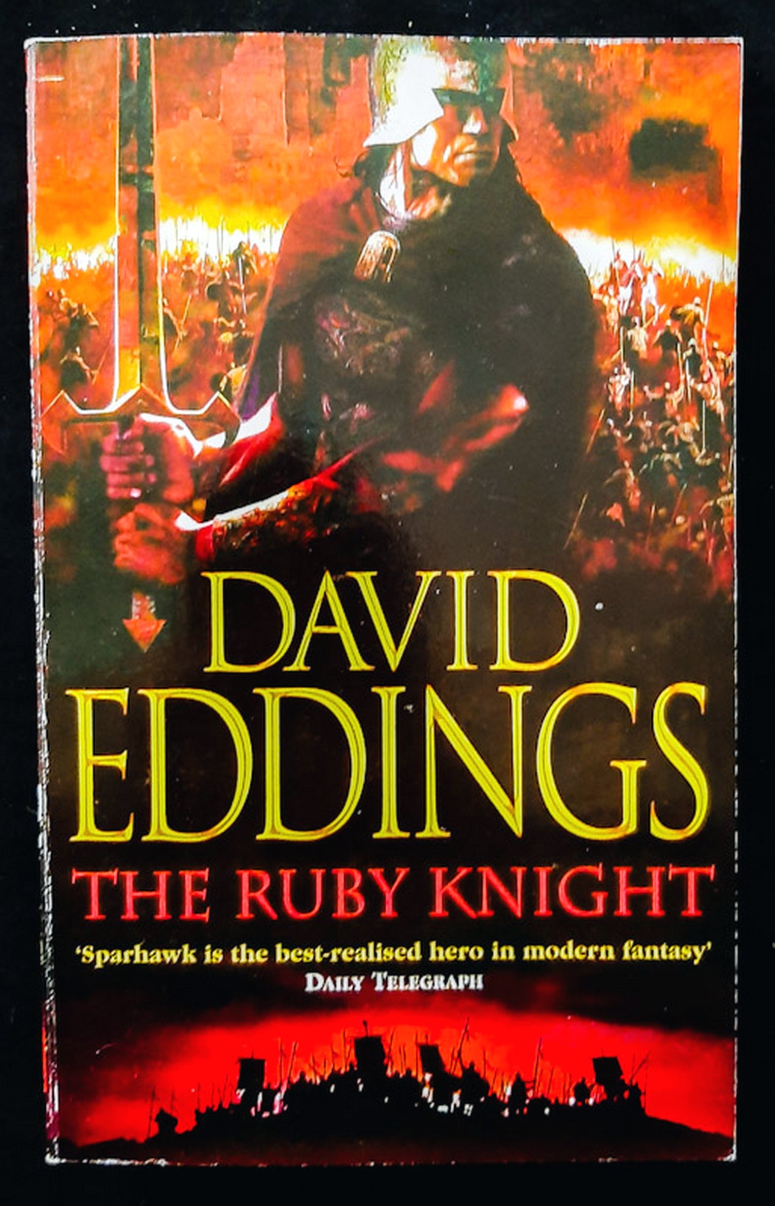 Front Cover Of The Ruby Knight (The Elenium #2) (David Eddings)