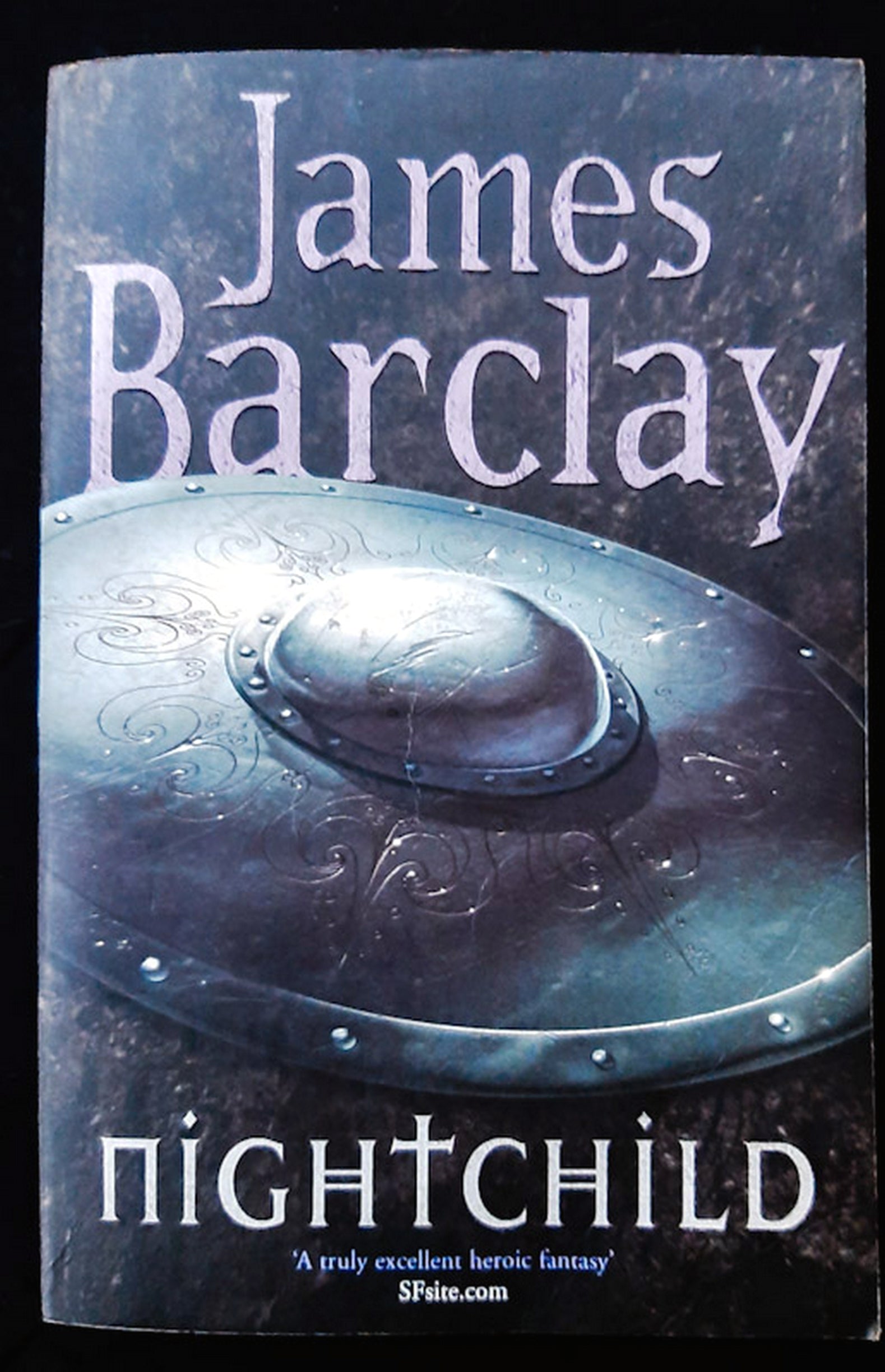 Front Cover Of Nightchild (Chronicles of the Raven #3) (James Barclay)