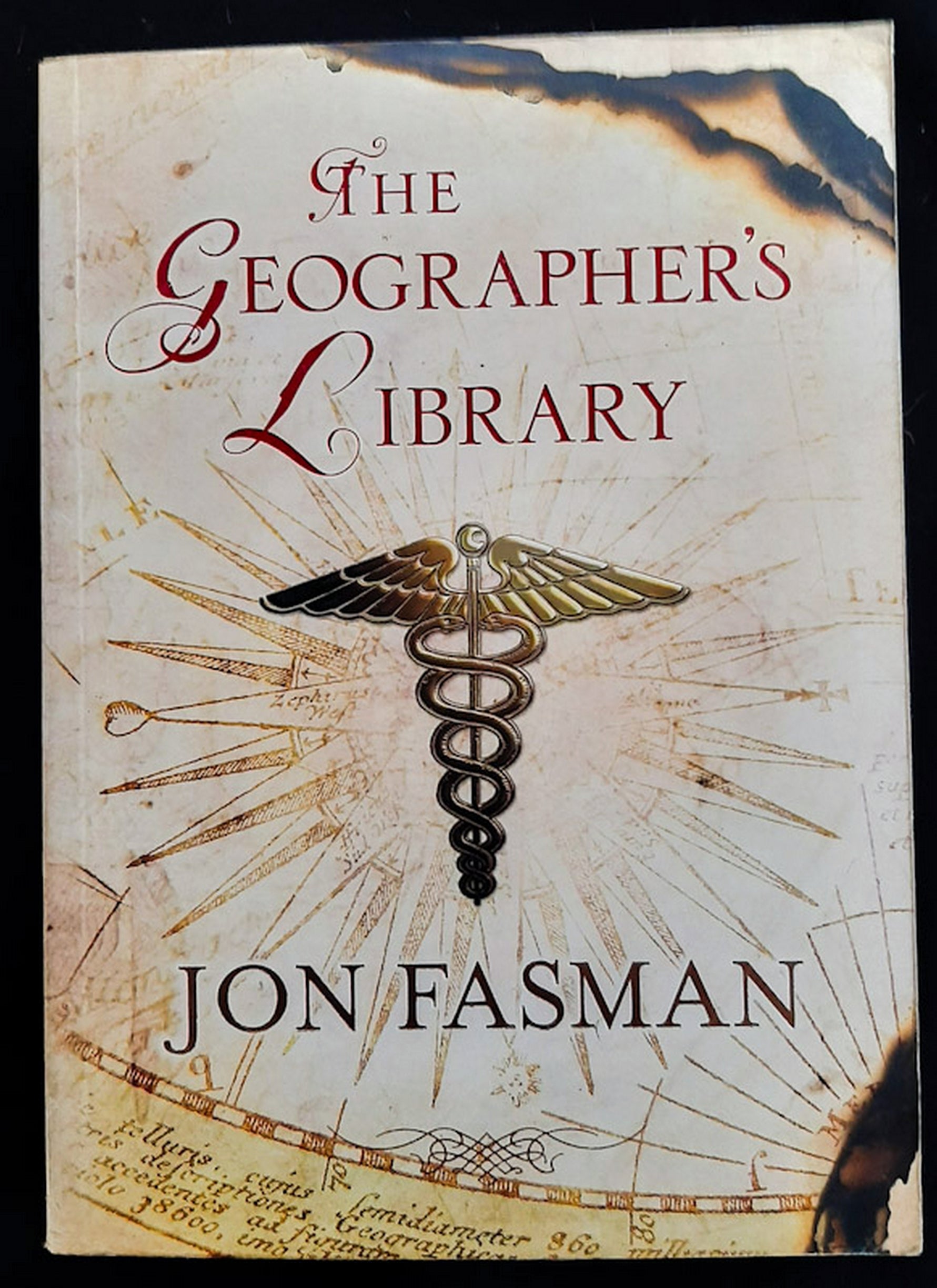 Front Cover Of The Geographer's Library (Jon Fasman)