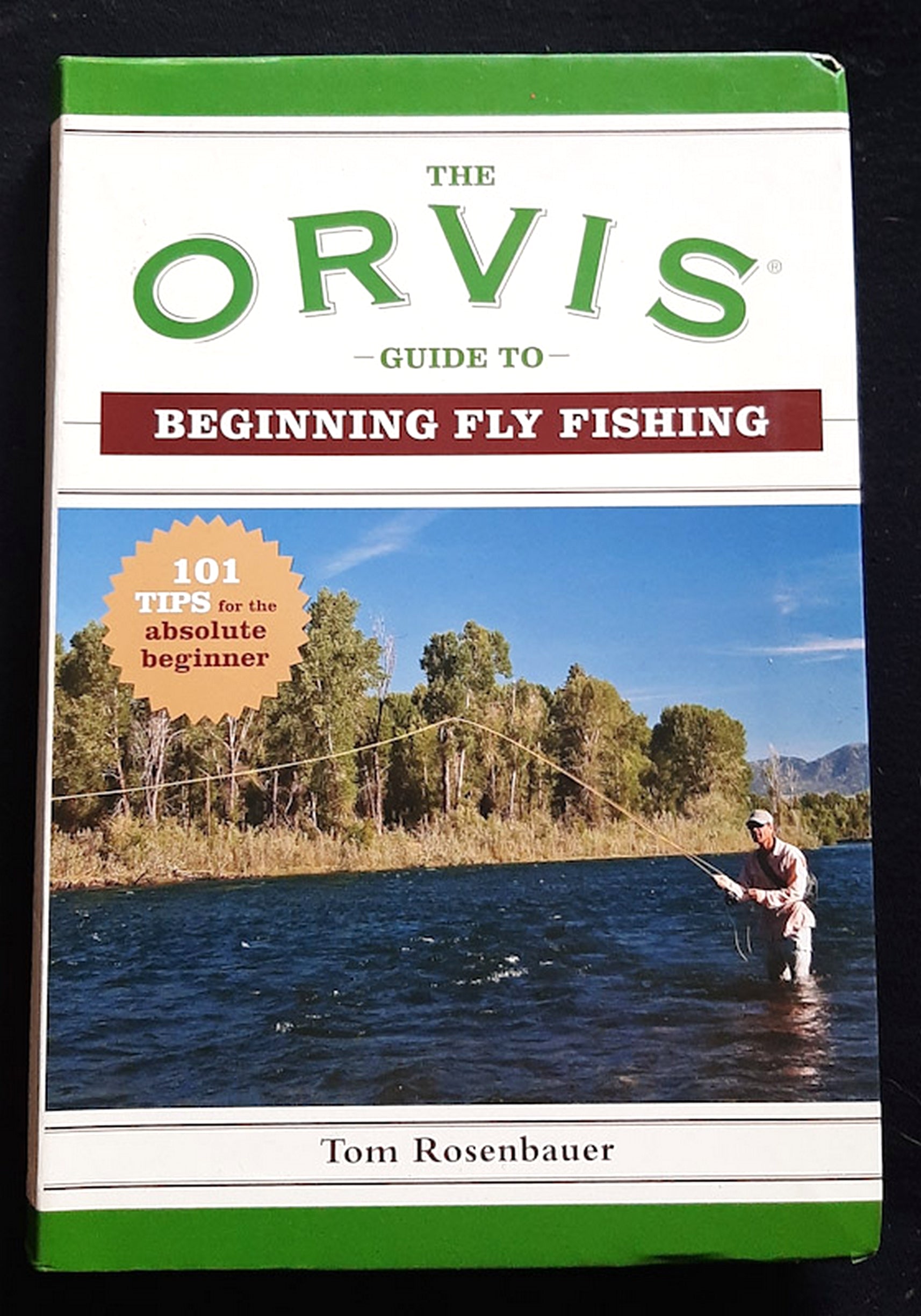 Front Cover Of The Orvis Guide to Beginning Fly Fishing - 101 Tips for the Absolute Beginner (Tom Rosenbauer)