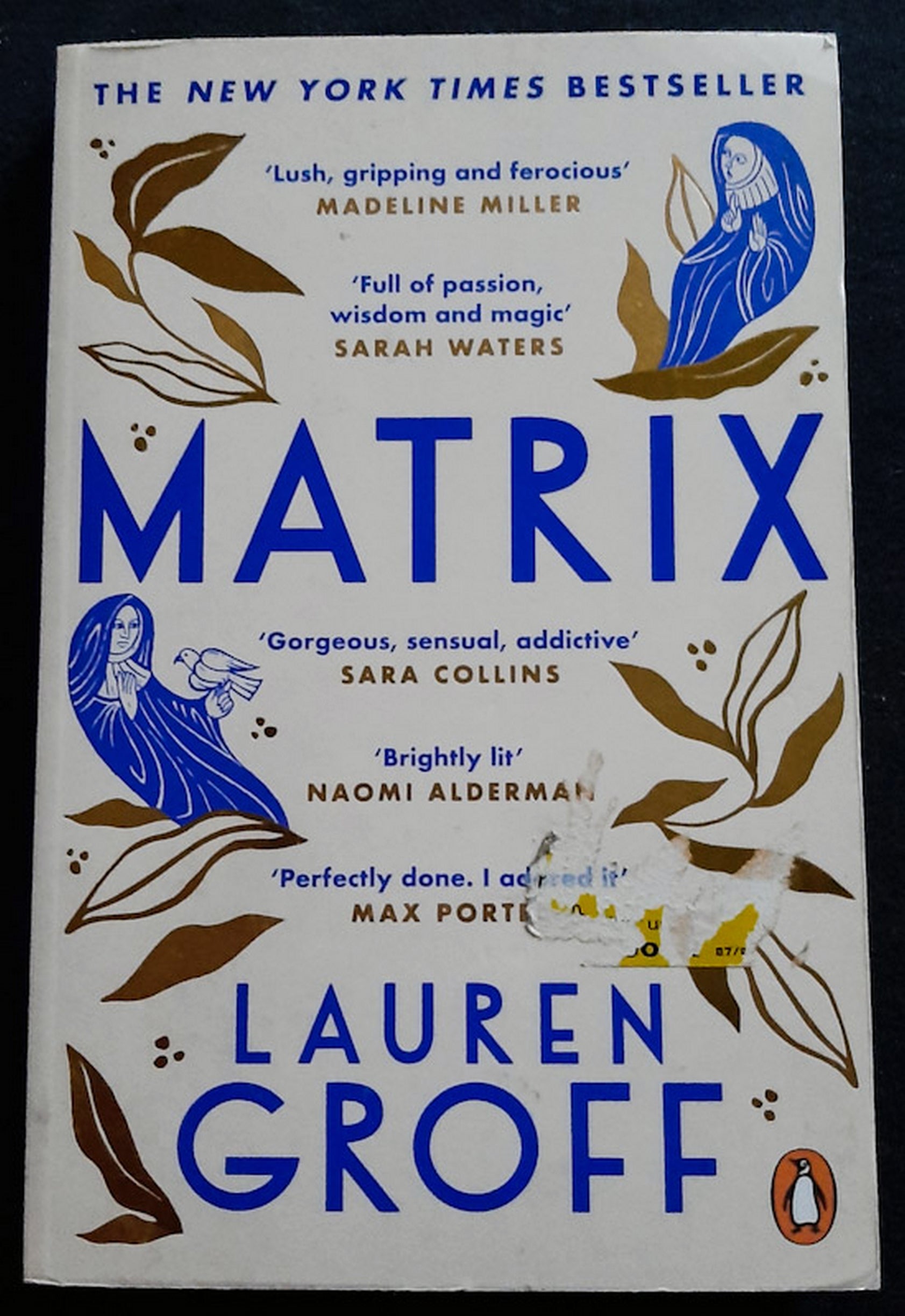 Front Cover Of Matrix (Lauren Groff)