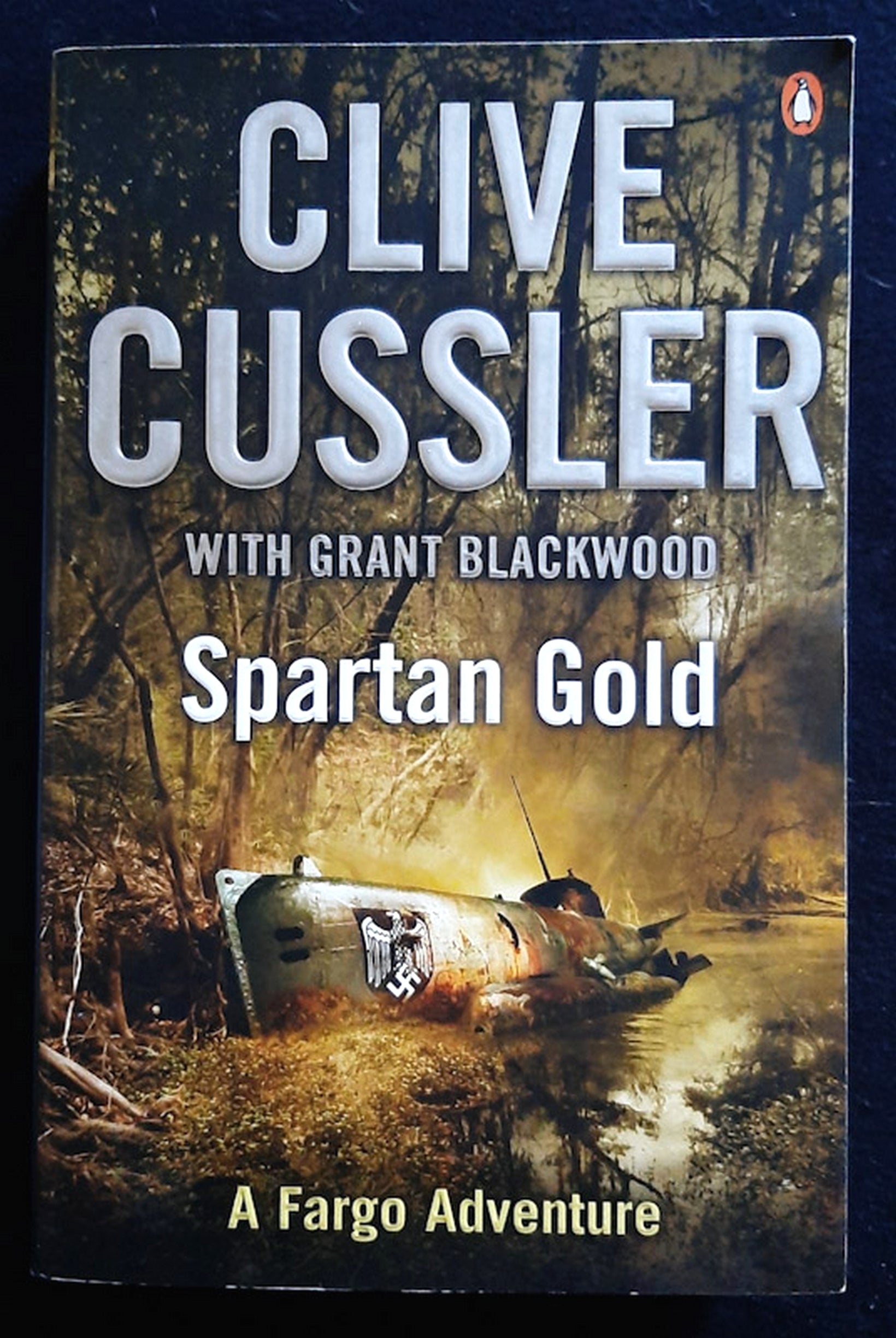 Front Cover Of Spartan Gold (Fargo Adventures #1) (Clive Cussler)