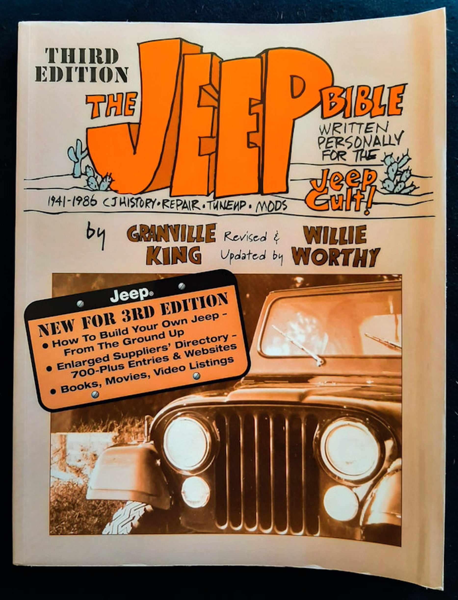 Front Cover Of The Jeep Bible: Written Personally for the Jeep Cult! (Granville King)