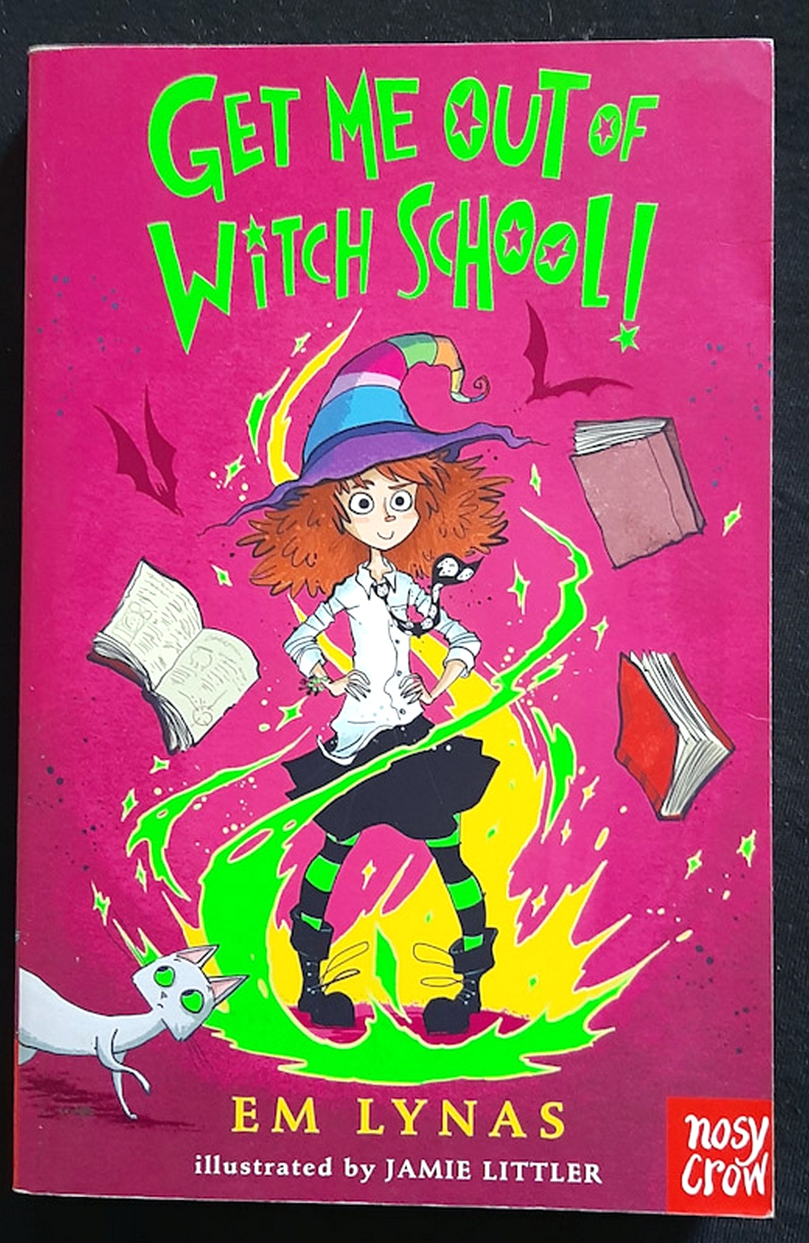 Front Cover Of Get Me Out of Witch School! (Witch school #2) (Em Lynas)