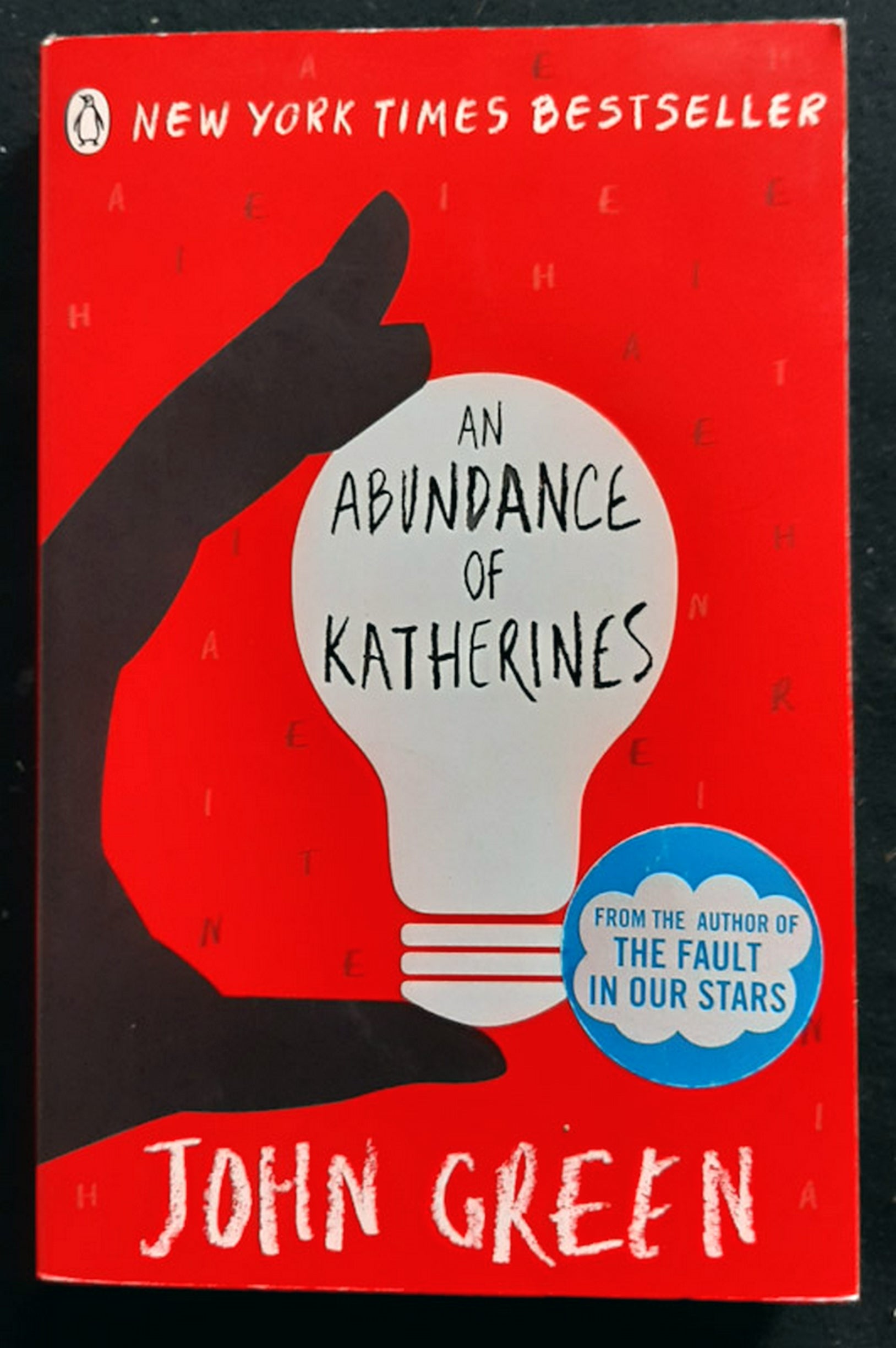 Front Cover Of An Abundance of Katherines (John Green)