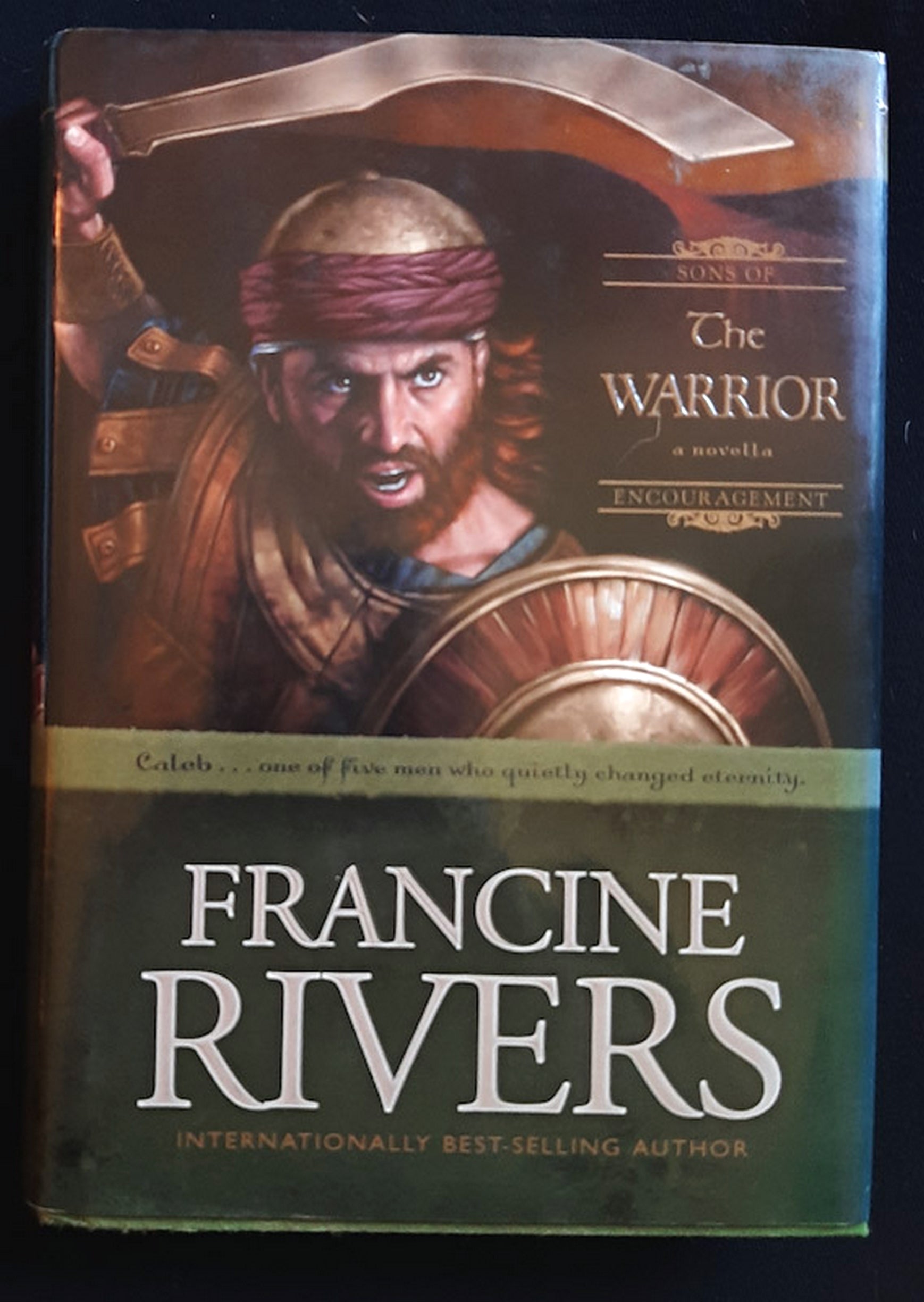 Front Cover Of The Warrior : Caleb (Sons of Encouragement #2) (Francine Rivers)