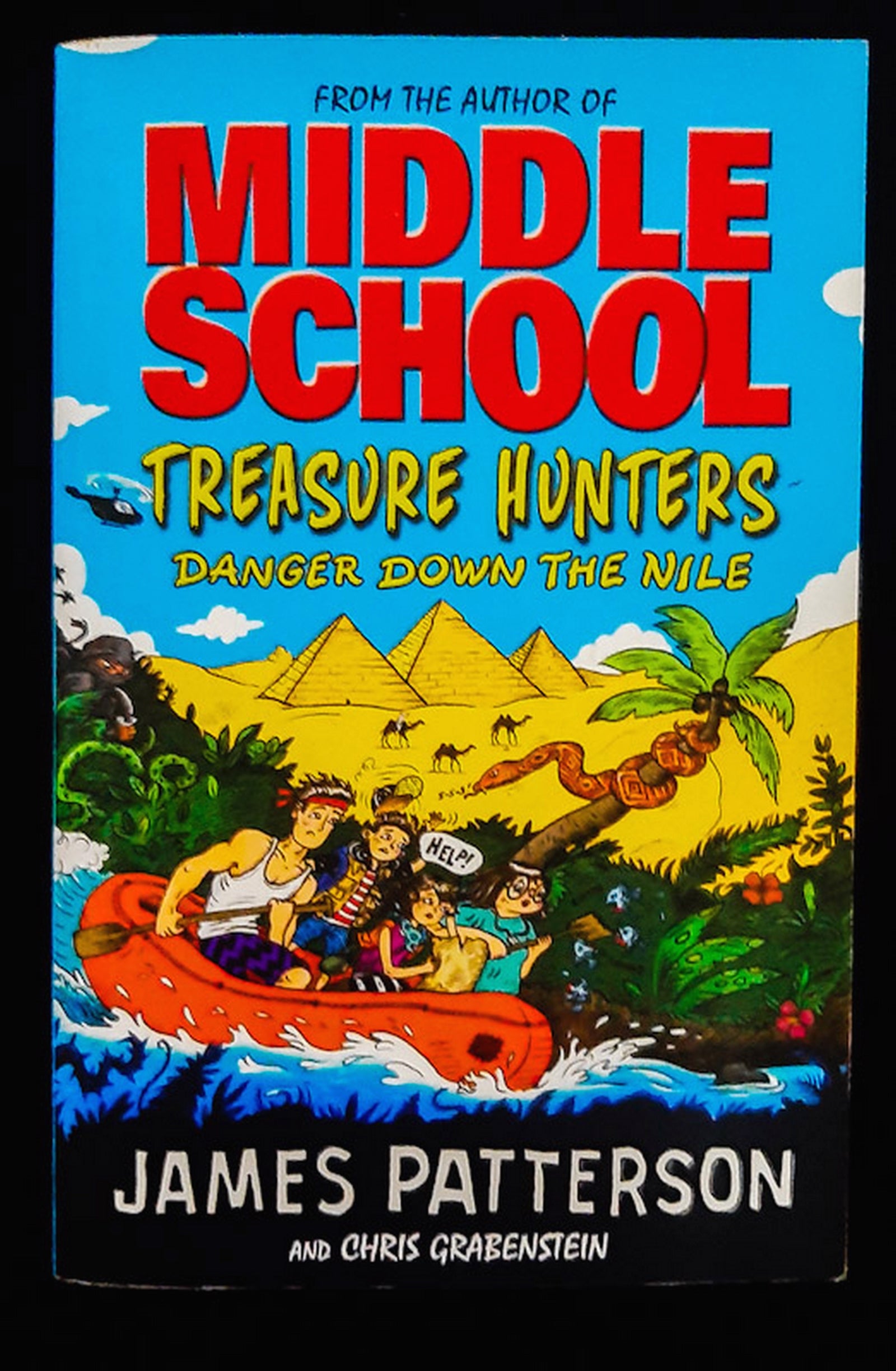 Front Cover Of Danger Down The Nile (Treasure Hunters #2) (James Patterson)