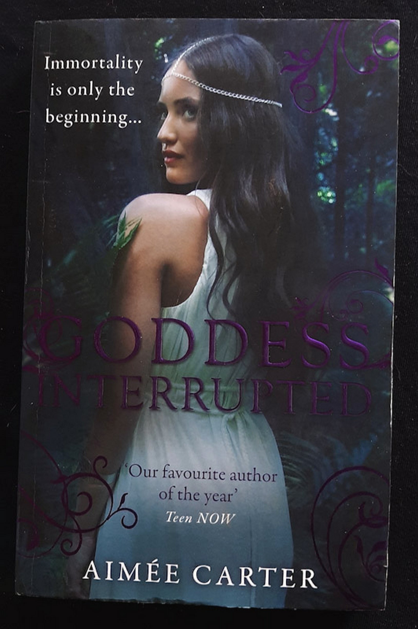 Front Cover Of Goddess Interrupted (Goddess Test #2) (Aimee Carter)