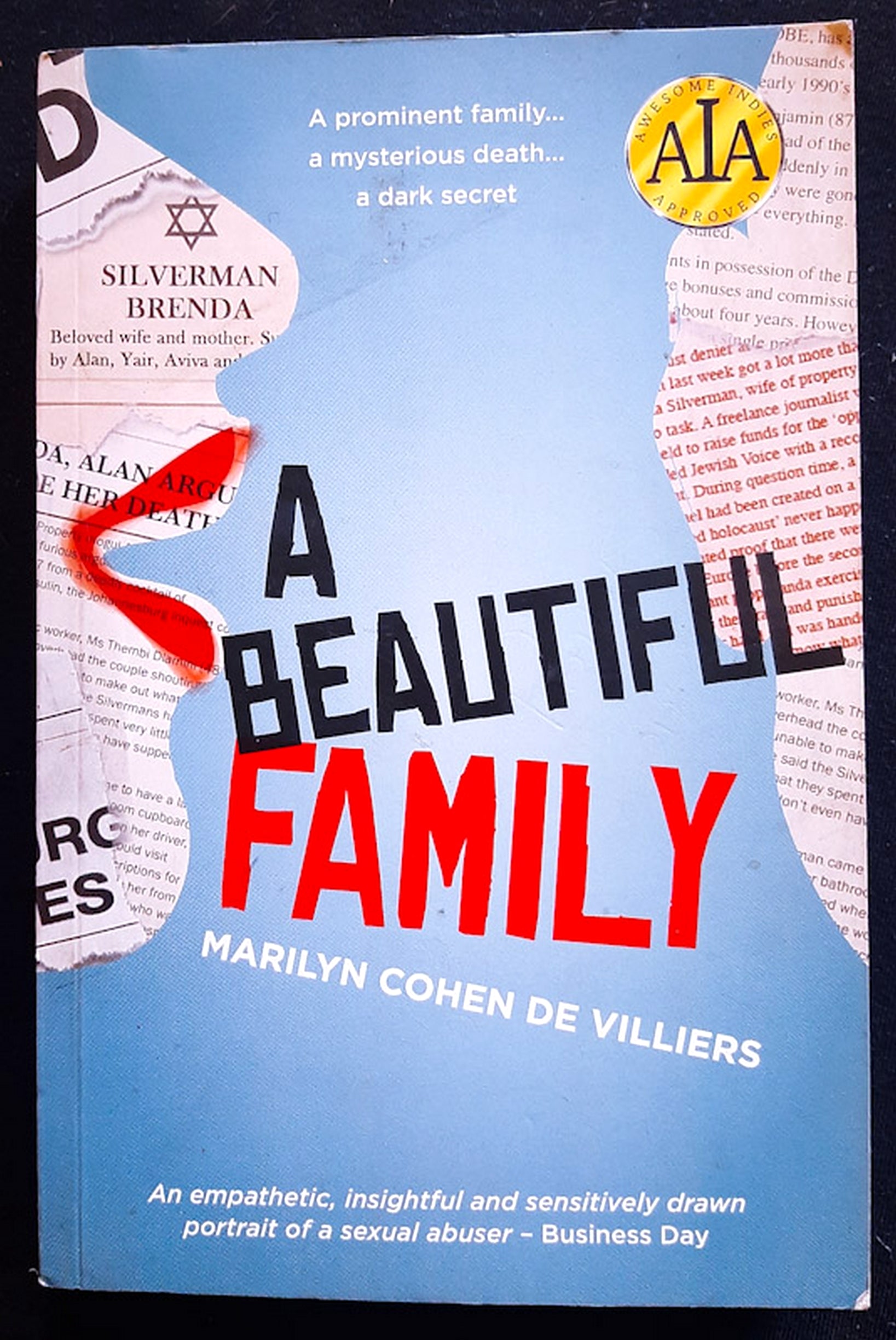 Front Cover Of A Beautiful Family (Marilyn Cohen de Villiers)