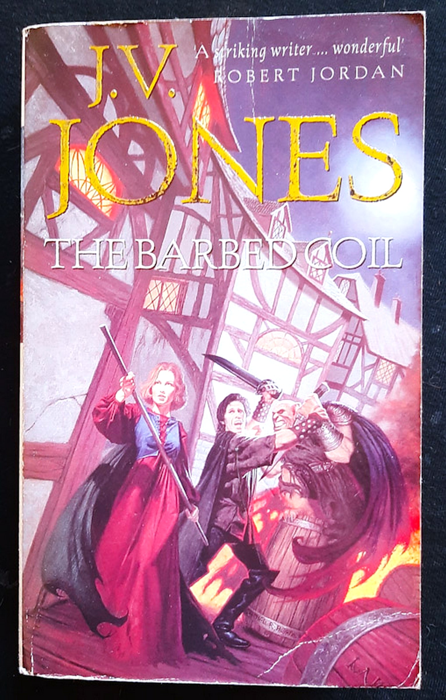 Front Cover Of The Barbed Coil (J.V. Jones)