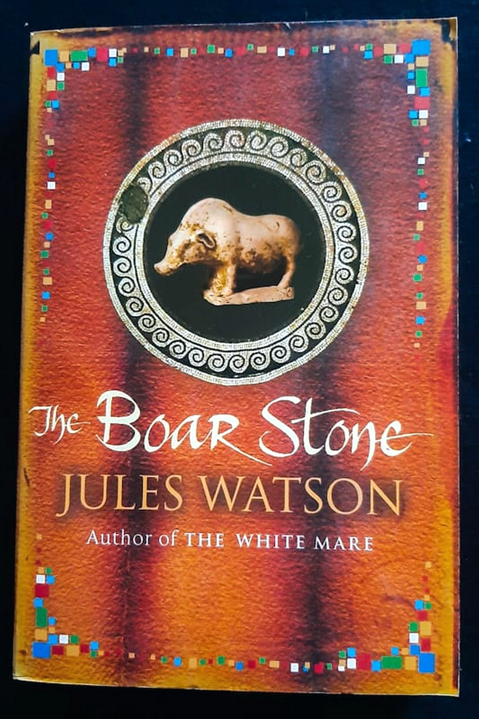 Front Cover Of The Boar Stone (Dalriada Trilogy #3) (Jules Watson)