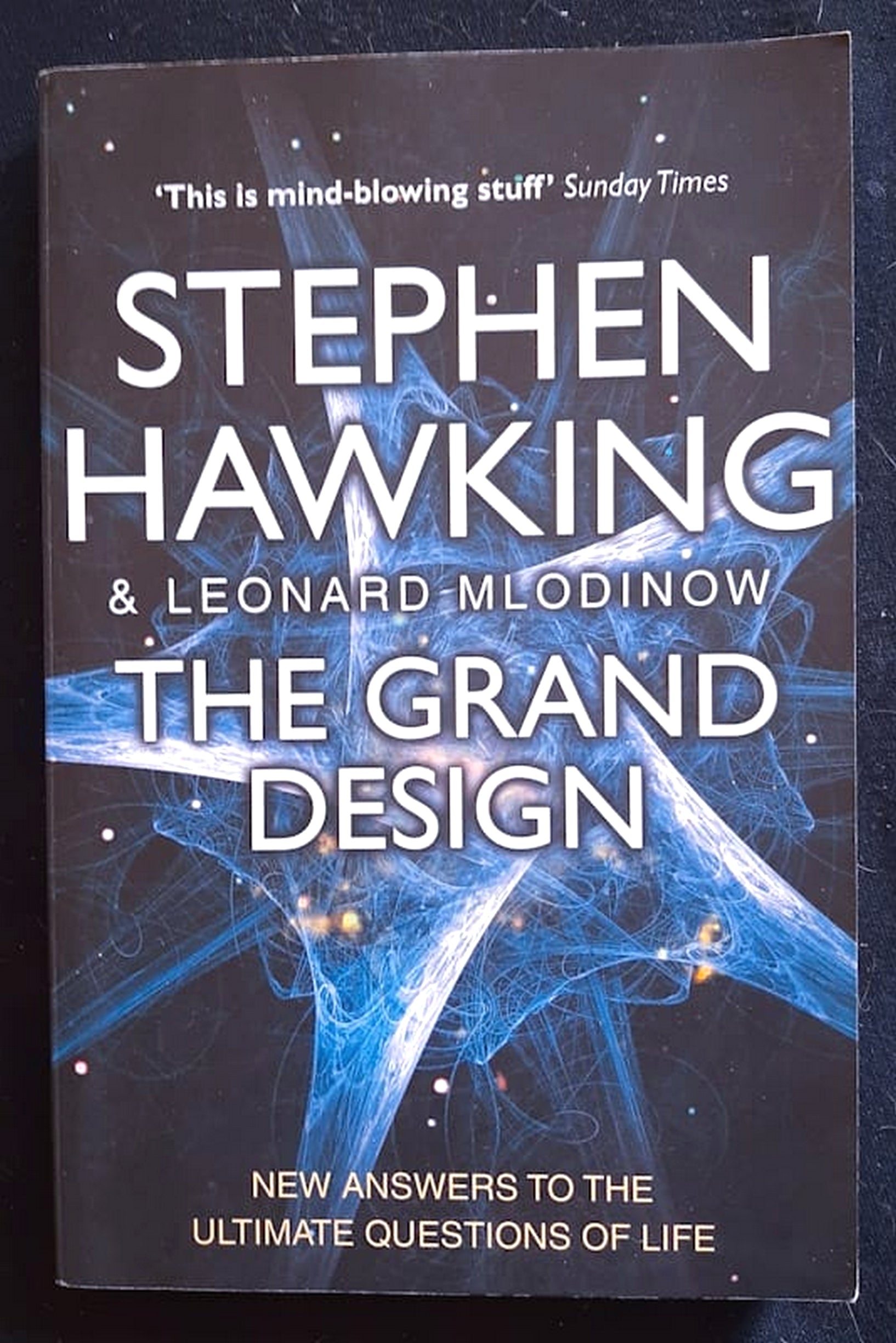 Front Cover Of The Grand Design (Stephen Hawking)
