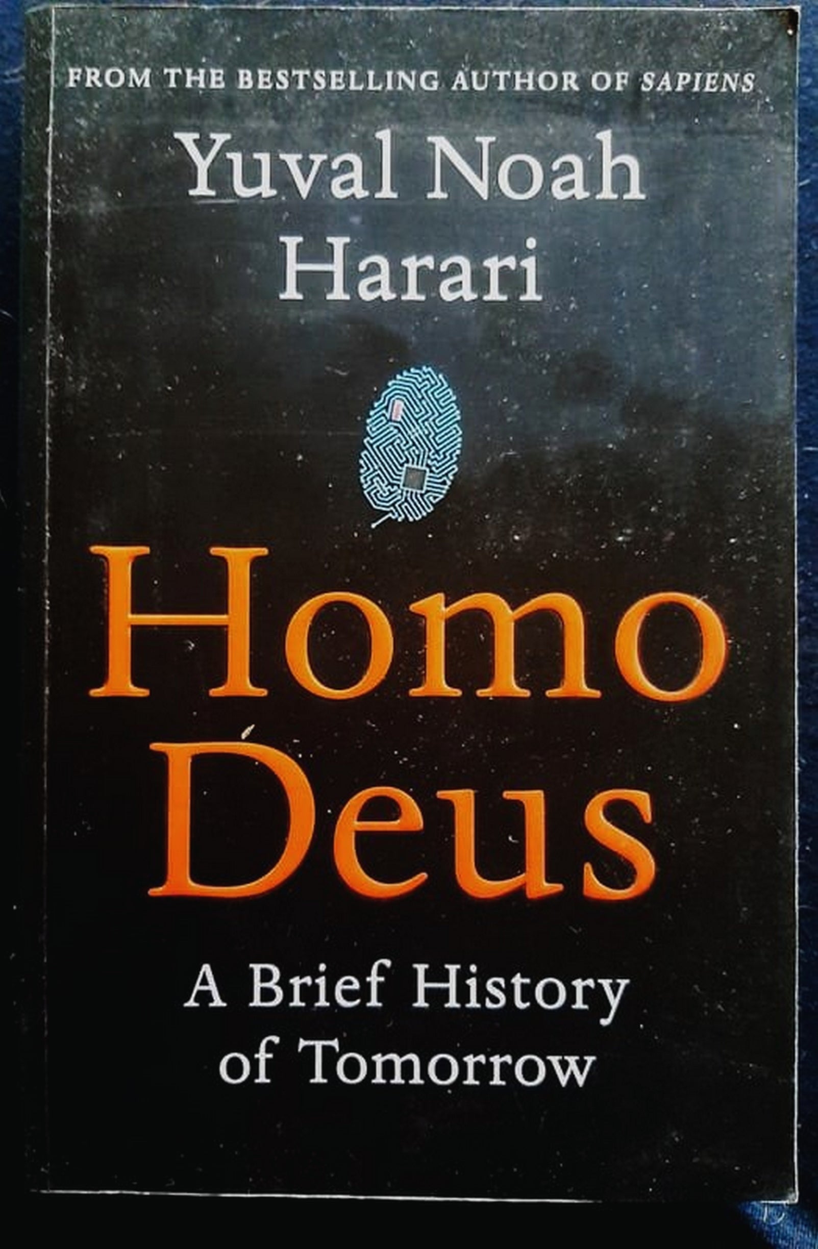 Front Cover Of Homo Deus: A History of Tomorrow (Yuval Noah Harari)