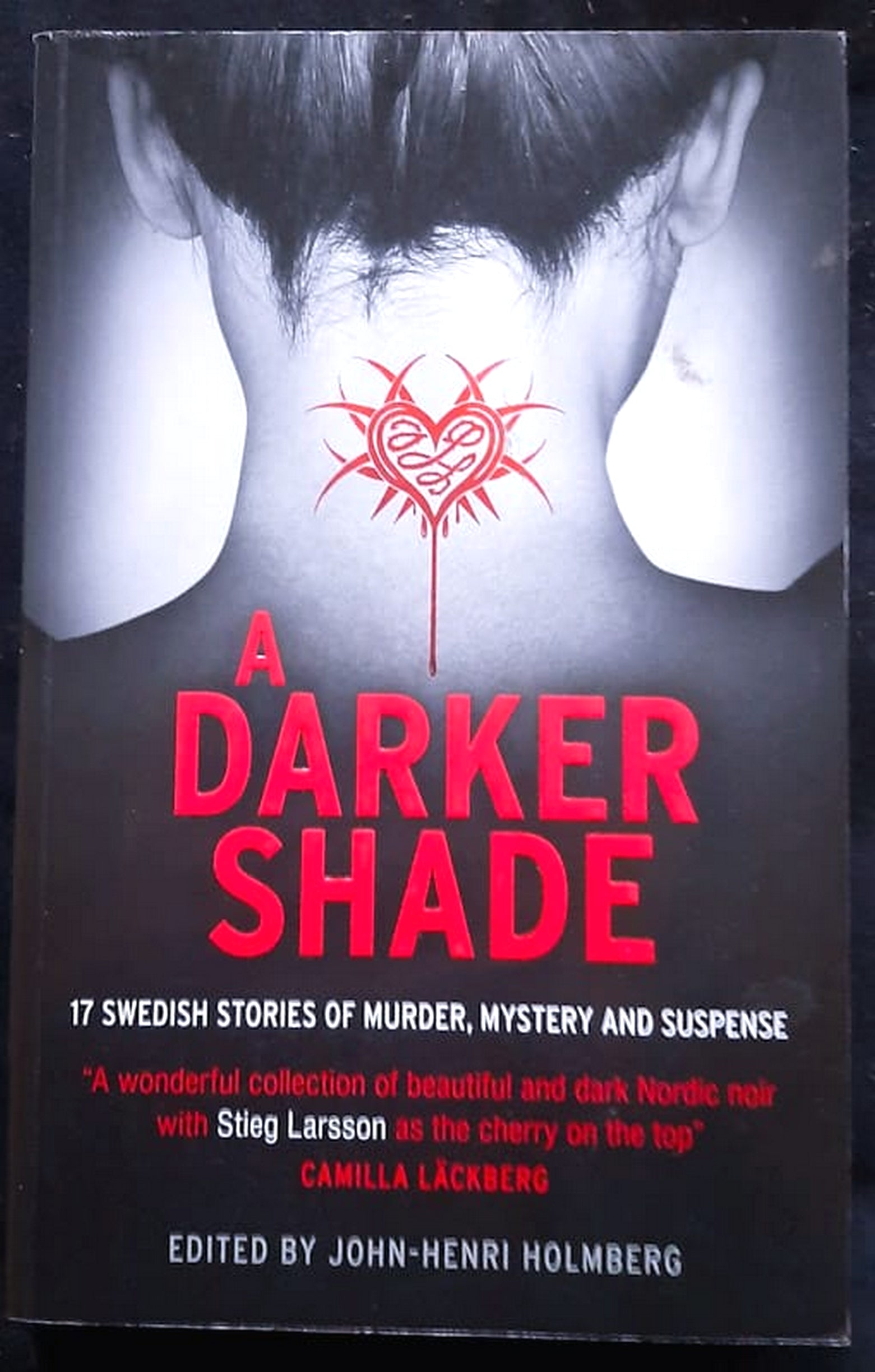 Front Cover Of A Darker Shade: 17 Swedish Stories of Murder, Mystery and Suspense (John-Henri Holmberg)