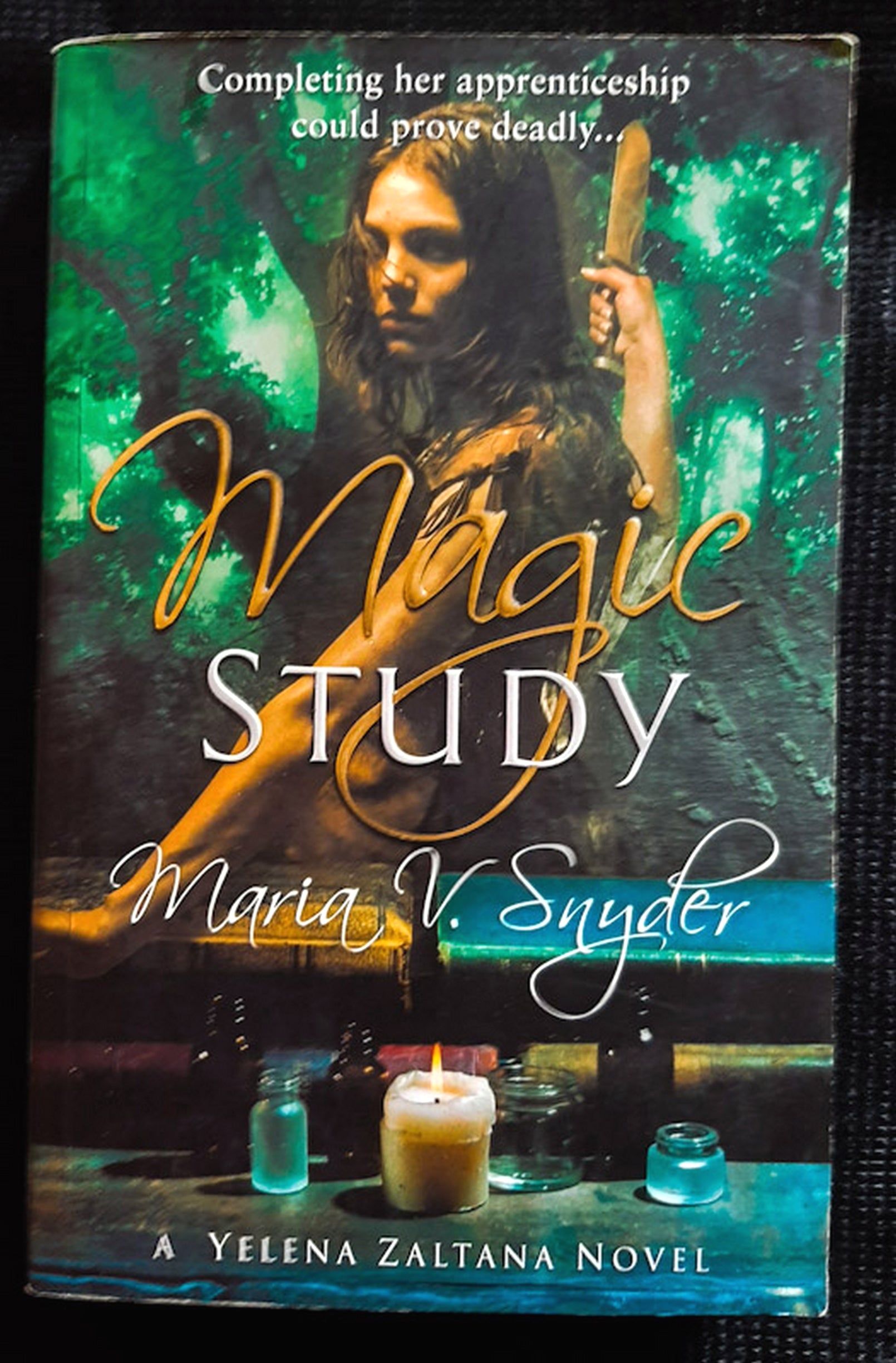 Front Cover Of Magic Study (Poison Study #2) (Maria V. Snyder)