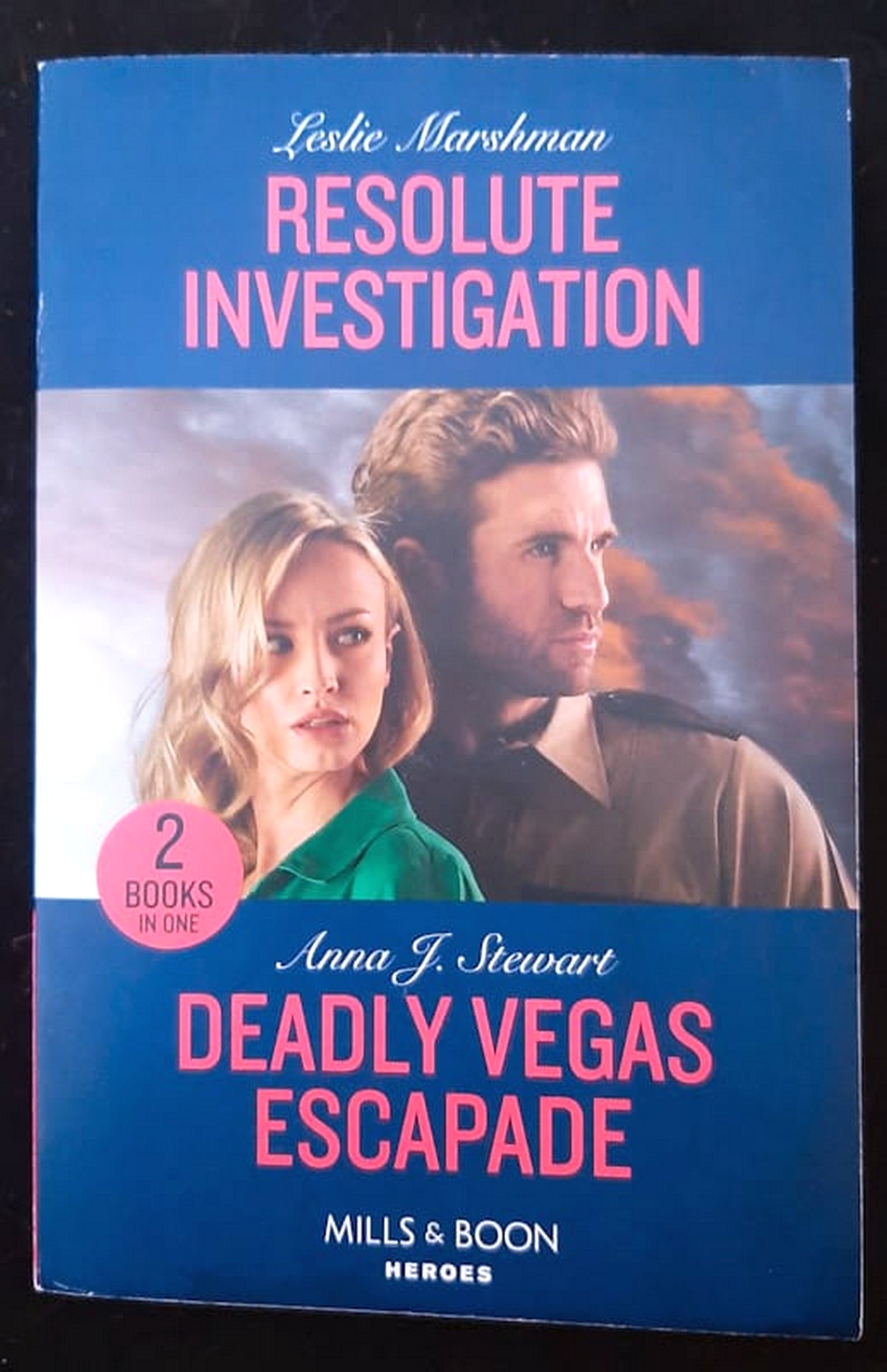 Front Cover Of Resolute Investigation / Deadly Vegas Escapade ��������� 2 Books in 1 (Leslie Marshm