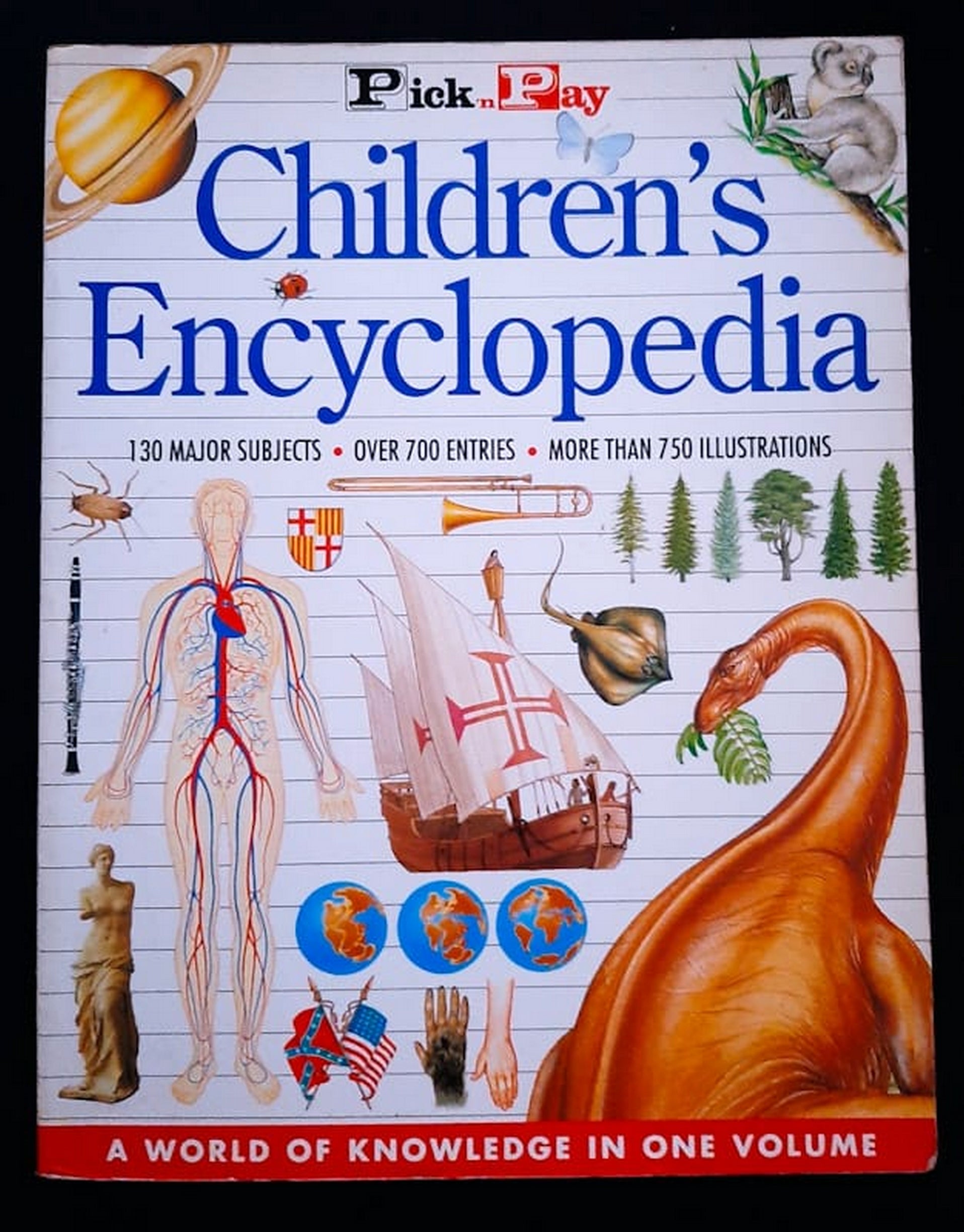 Front Cover Of Children's Encyclopedia (Extra Large Paperback)