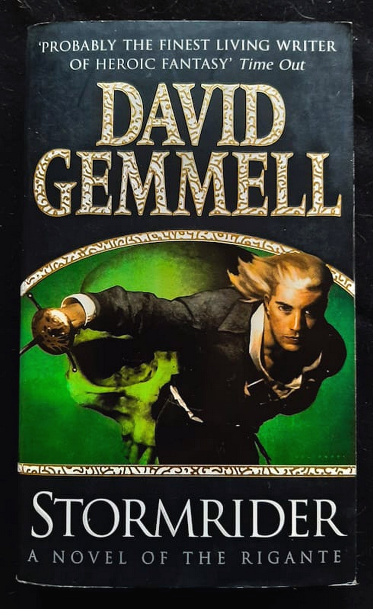 Front Cover Of Stormrider (The Rigante #4) (David Gemmell)